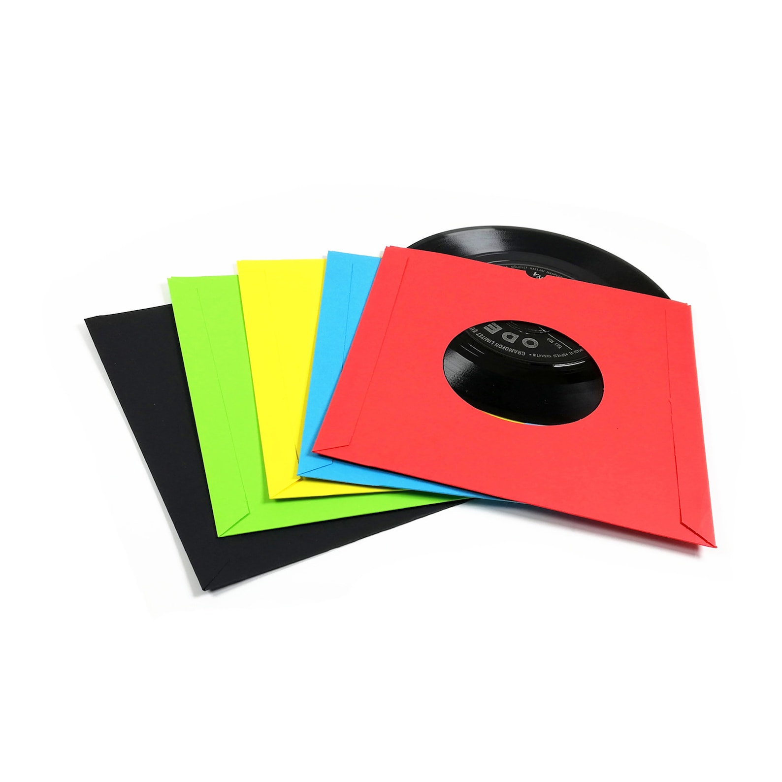 7 inch colored record inner sleeves 45 rpm vinyl record Etsy