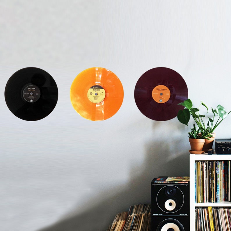 Vinyl Record Wall Hanger Display Decorative Record Etsy
