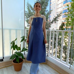 pottery apron split leg, apron for artists, painting, gardening, cooking, apron for woman and man, adjustable apron, cute apron