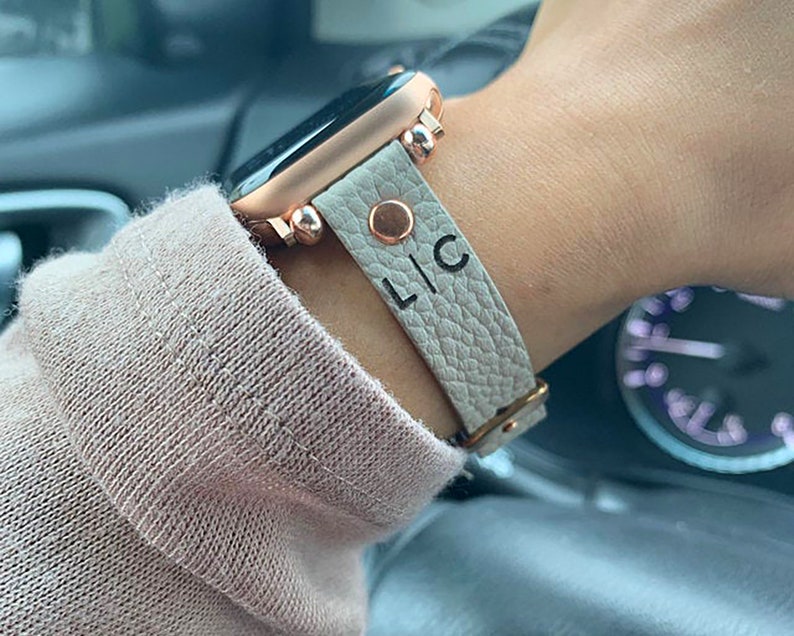Leather Apple Watch Band 41mm 38mm 42mm 44mm 45mm 49mm Watch Strap for women, iWatch Leather Band Apple Watch Series ULTRA 8 7 6 5 