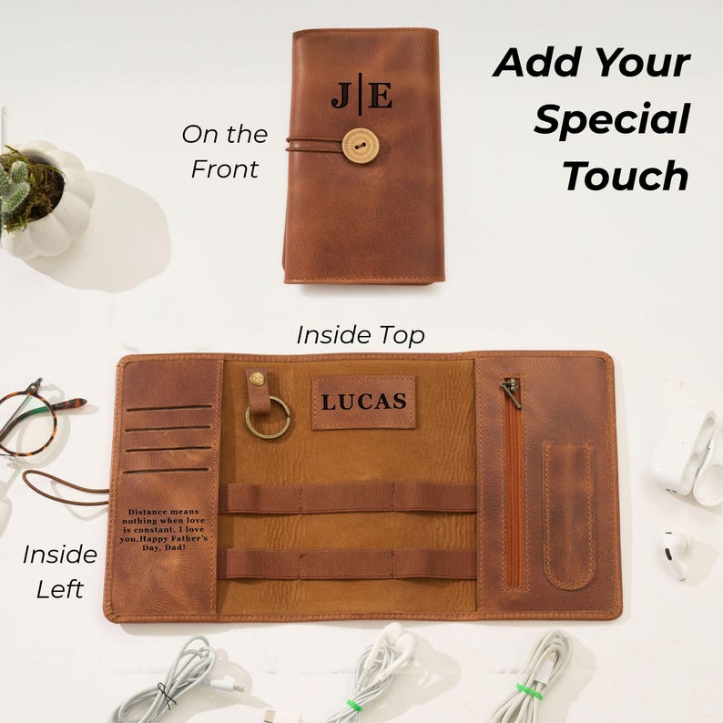 LeatherHomeWorks Tech Pouch - Thumbnail 4