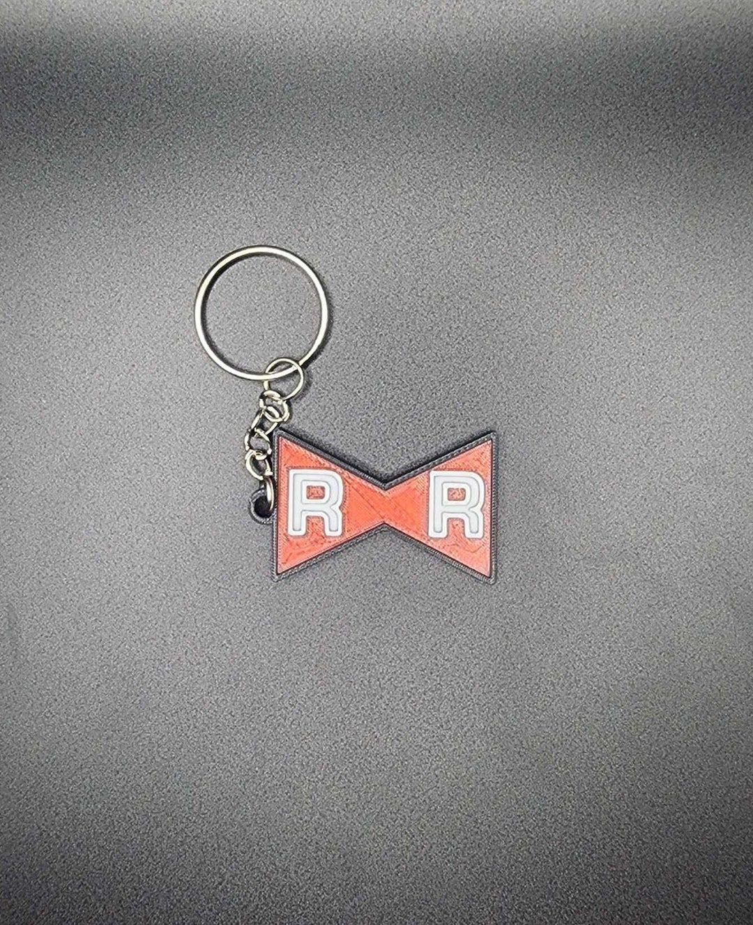 Red Ribbon Keychain - Etsy