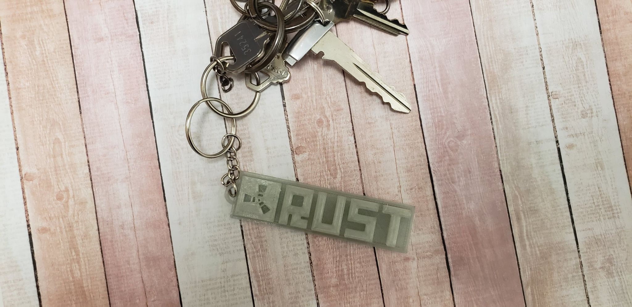 Rust Keychains Glow in the Dark Rust Keychain - Etsy