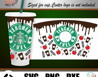 Download Teacher Fuel Svg Etsy