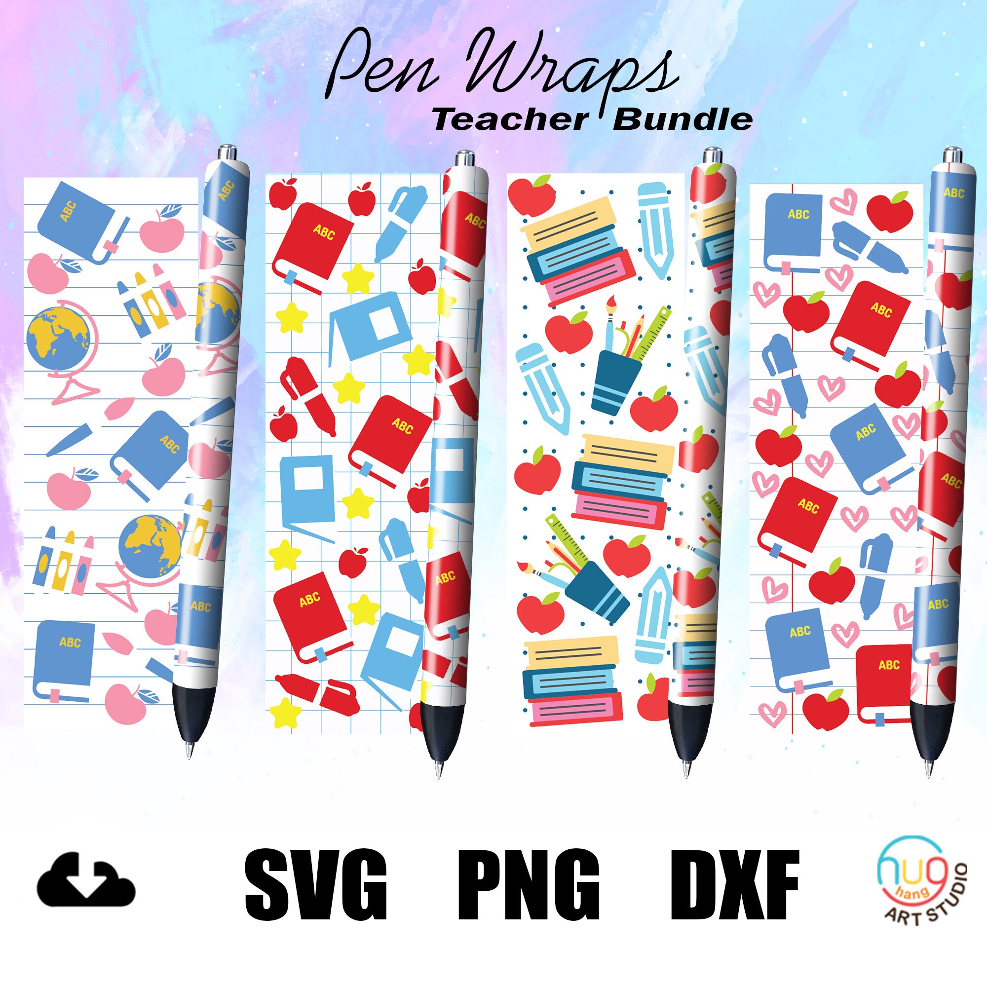 Teacher pen wraps svgPen Wrap DesignTeacher Gift svg Pen Etsy