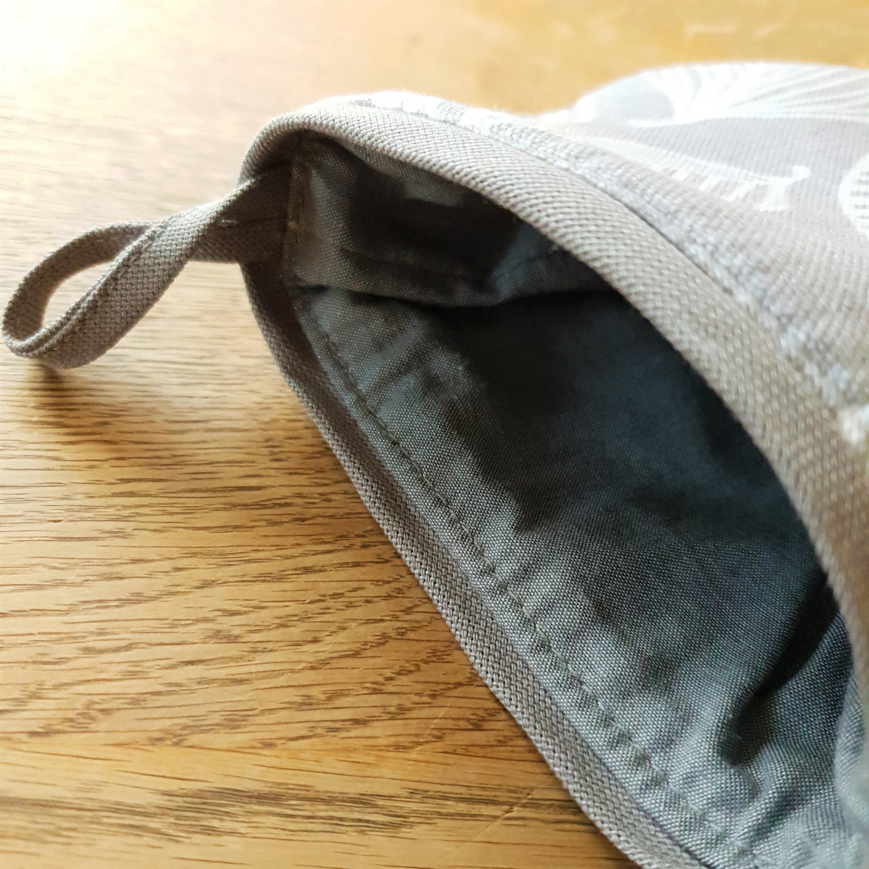 Mini-Ofenhandschuhe Aus Baumwolle – 2 Stück, Grau, Hitzebeständig & Rutschfest