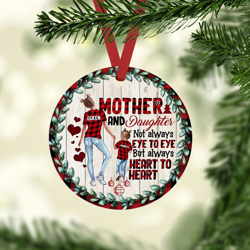 Daughter and Mother Circle Ornament 2 Christmas Ornament Etsy