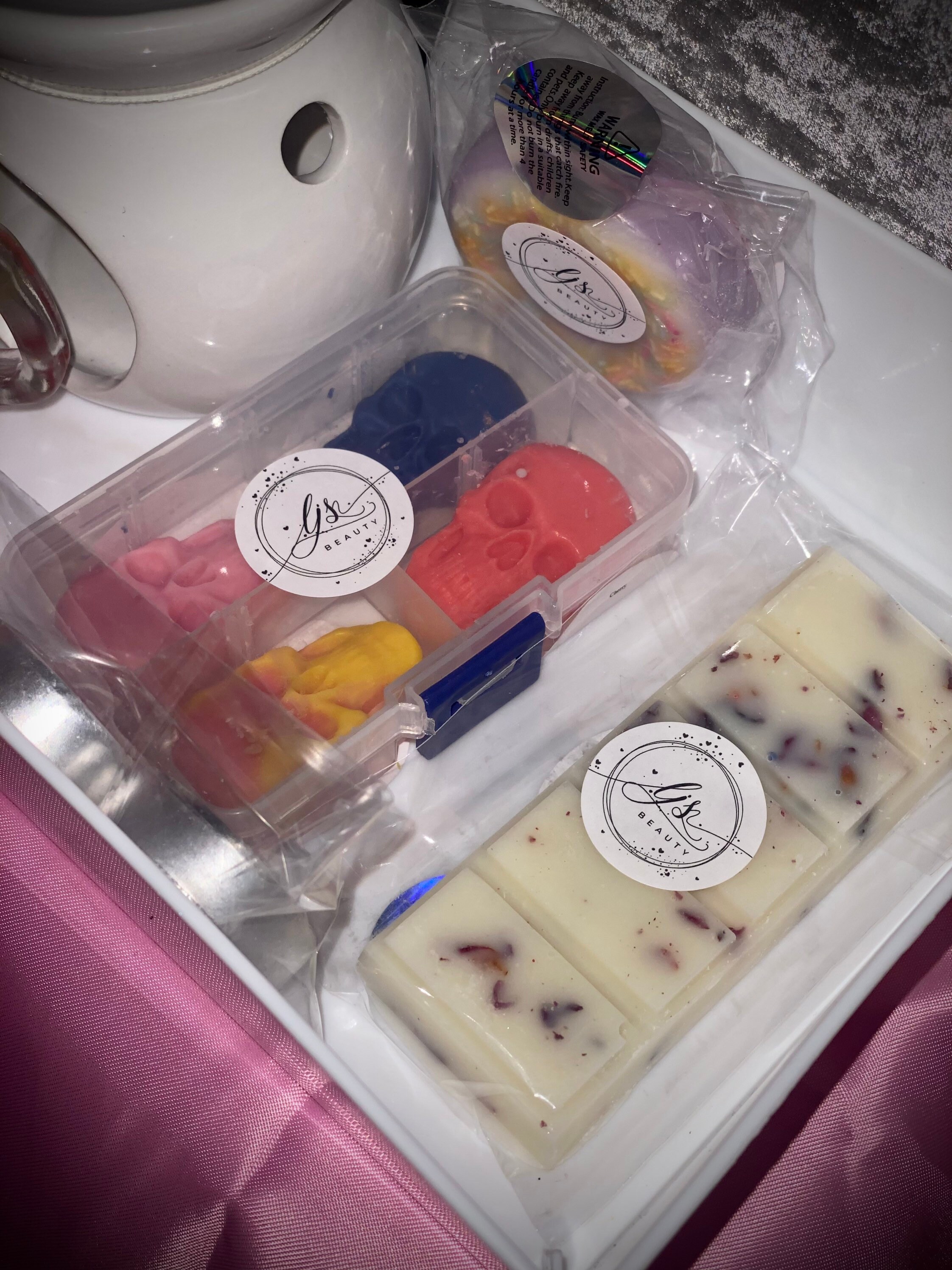 Large wax melt starter kit and oil burner Etsy