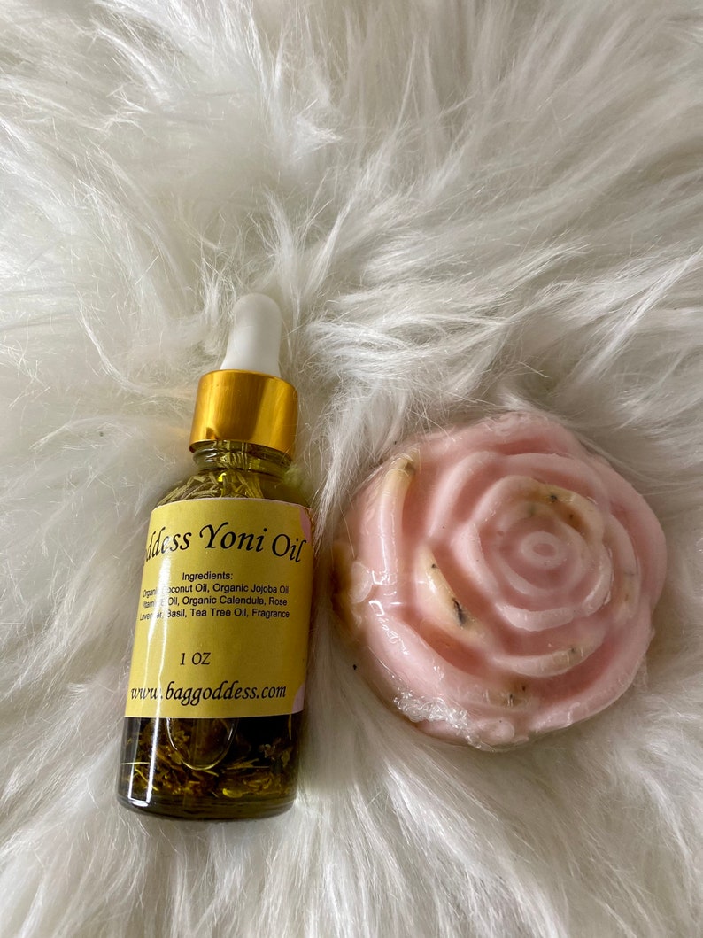 Yoni Oil & Yoni Rose shaped soap Etsy