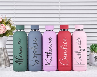 Benutzerdefinierte Flasche, Wasserflasche, personalisierte Flasche, personalisiertes Geschenk, Brautjungfer Geschenk, Brautjungfer Vorschlag, Brautjungfer Flasche, Weihnachtsgeschenk