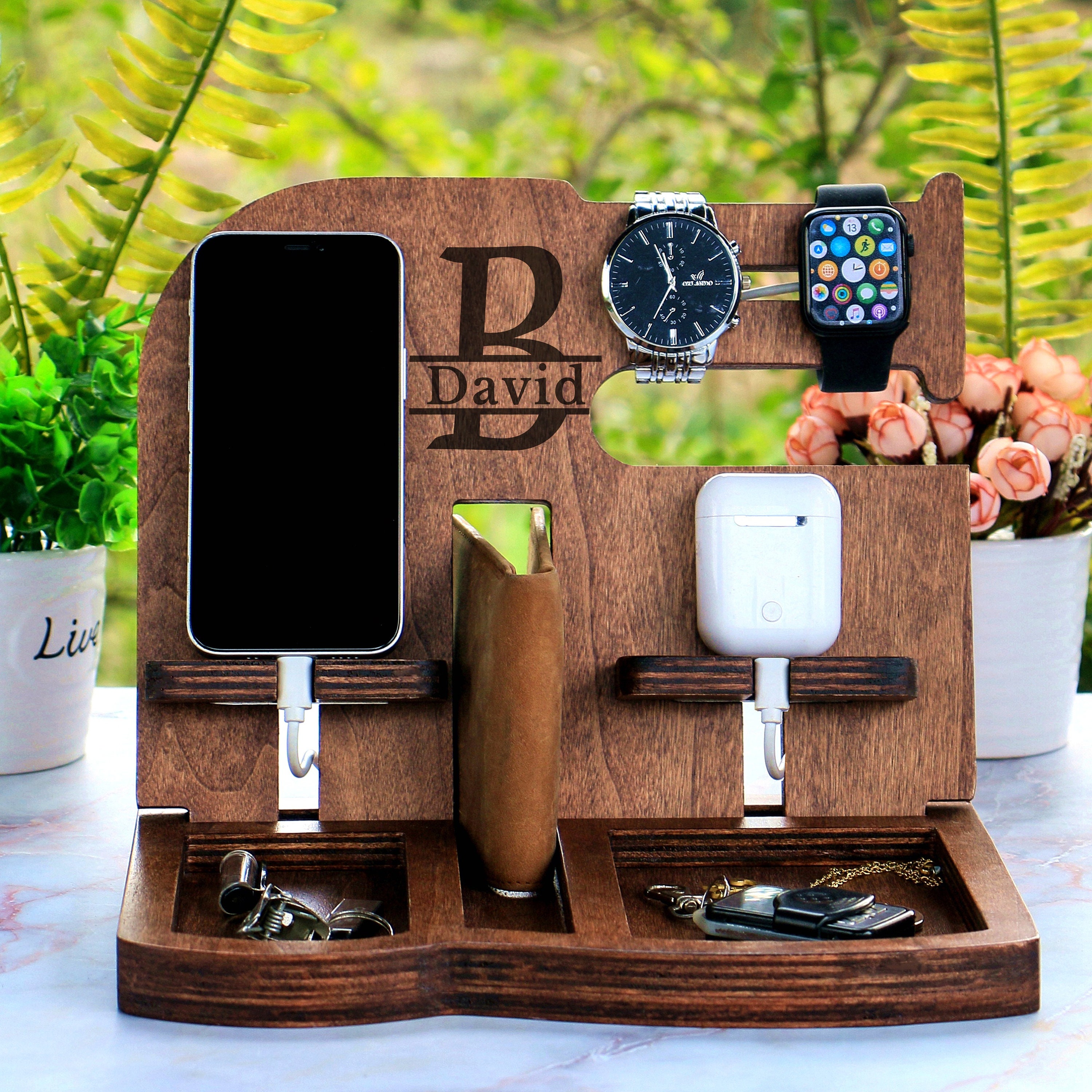 Charging Station,christmas Gifts for Men,gifts for Boyfriend,birthday Gifts  for Men,gadgets for Men,christmas Gift Ideas for Him,apple Watch 