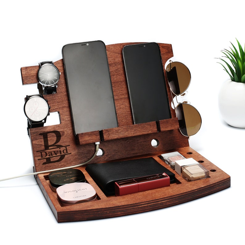 Nightstand Valet Formen,anniversary Gift,docking Station,5th