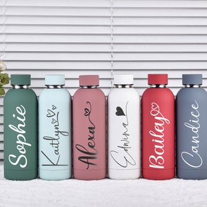 Insulated Bottle,Personalized Bottle,Water Bottle,Personalized Gift,Personalized Tumbler,Bridesmaids Gifts,Wedding Tumbler,Bridesmaid GIft image 6
