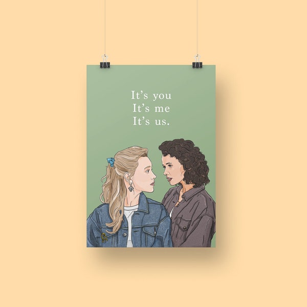 Bly Manor Print | Gift | Dani and Jamie | LGBTQ | Lesbian Art