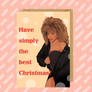 Tina Turner | Noël | Icône | Diva | Icône Gay | LGBTQ+ | cartes lgbt | Musique des années 80 | tout simplement le meilleur