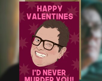 Alan Carr 'The Traitors' Fan Art Valentines Card