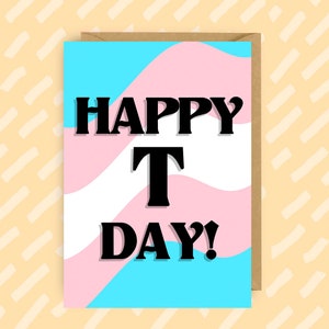 Carte Happy T Day | LGBT | LGBTQIA | Transgenre | Transsexuel | Fierté