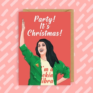 Carte de Noël Adore Delano de RuPaul's Drag Race | Drag Queen | LGBTQ | Carte queer