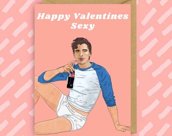 Cartão Queer Eye Sexy Antoni | Cartão de Dia dos Namorados | Antoni Porowski | LGBT | Queer | Cartões Gays