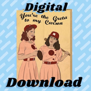 DOWNLOAD DIGITAL | Uma liga própria com cartão inspirado | Carson Shaw | D'Arcy Carden | Greta Gill | Aniversário | Sáfico | Casal de lésbicas