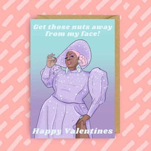 Saint-Valentin Latrice Royale | Course d'accélération de RuPaul | LGBT | homosexuel | Drag Queen | Cartes Gay