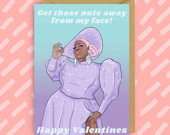 Latrice Royale Valentines Card  | RuPaul's Drag Race  | LGBT | Queer | Drag Queen | Gay Cards