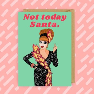 Carte de Noël de Bianca Del Rio | Course d'accélération de RuPaul | Drag Queen | LGBTQ