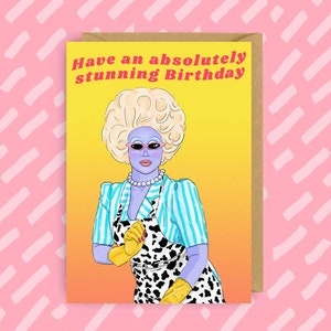 Verjaardagskaart Juno-berk | LGBTQ | Drag Queen | Homo | Trans | Prachtig| Grappige kaart actief