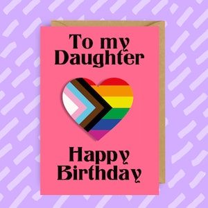 Anniversaire de fille | LGBTQ+ | Allié | Gai | Lesbienne | LGBT | Fille gay | Fierté