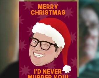 Alan Carr 'The Traitors' Fan Art Christmas Card