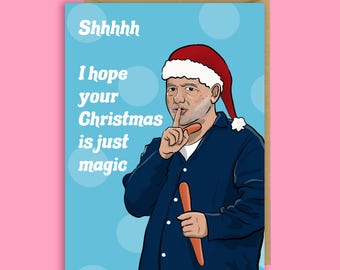 Bob Mortimer Christmas Card: Funny British Comedy Gift