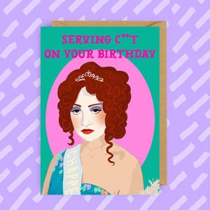 Biglietto di auguri di compleanno Chappell Roan / Pink Pony Club / Biglietto di auguri di compleanno con meme lesbico saffico queer LGBTQ+ / Virale gay su TikTok / Regalo per la celebrazione dell'orgoglio