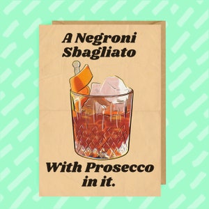 Negroni Sbagliato avec du prosecco dedans | Cocktail | Tiktok | Non binaire | homosexuel | Drôle | lgbtq | lesbienne | bisexuel | Meme