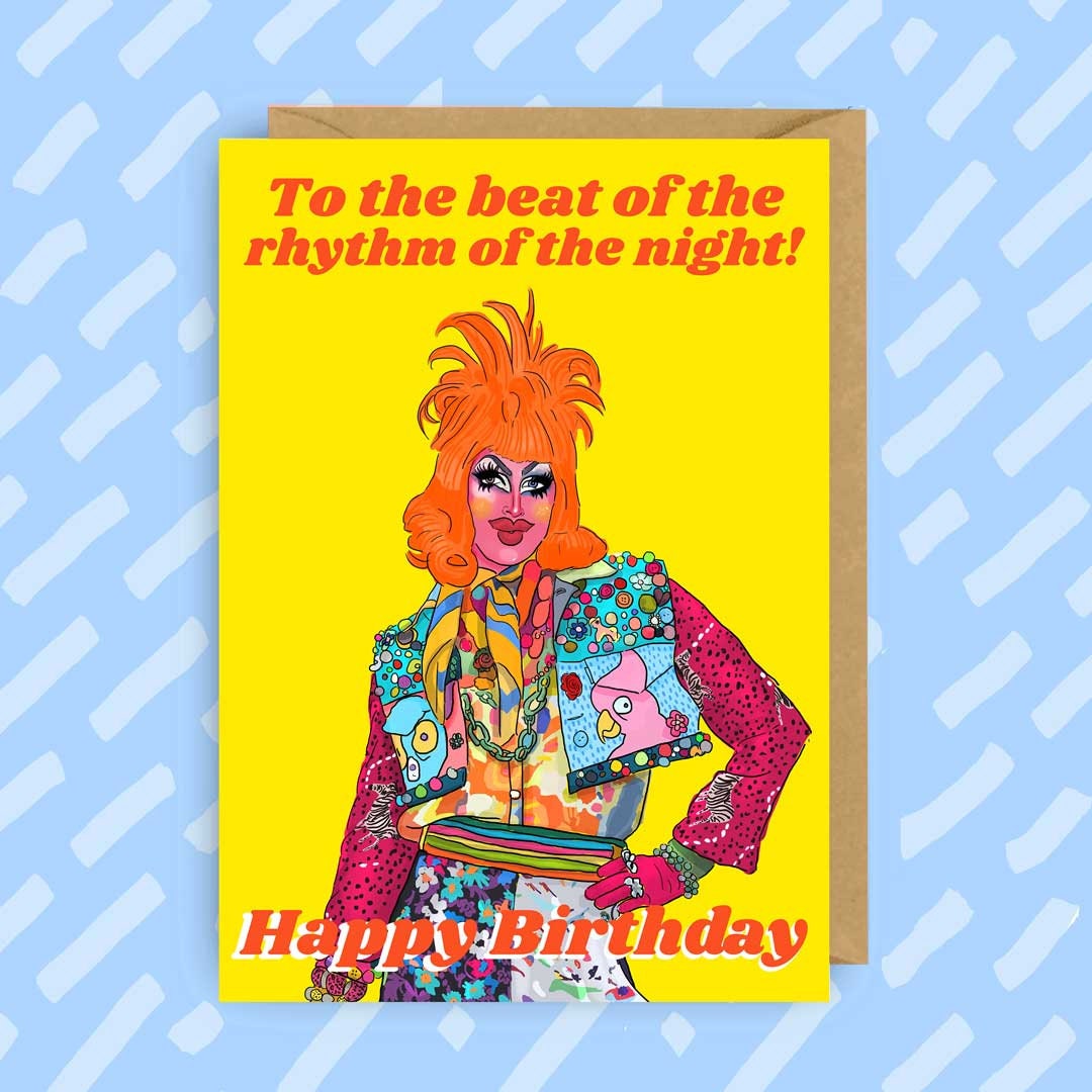 Crystal Methyd Drag Race Birthday Card | LGBTQ | Queer | Gay Cards