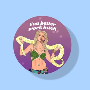 Britney hardwood-back coaster | LGBT | Queer | Pop Star fan art