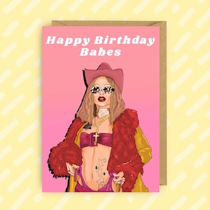 Bimini Bon-Boulash RuPaul's Drag Race-verjaardagskaart | LHBT | Queer | Drag Queen | Gay Cards