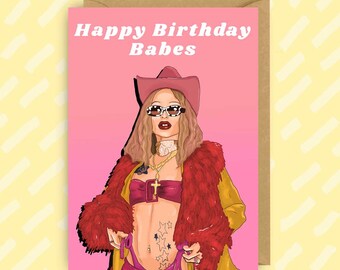 Bimini Bon-Boulash RuPaul's Drag Race Birthday Card | LGBT | Queer | Drag Queen | Gay Cards