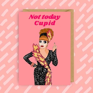Tarjeta de San Valentín de Bianca Del Rio | RuPaul's Drag Race | Drag Queen | LGBT | Queer | Tarjetas Gay