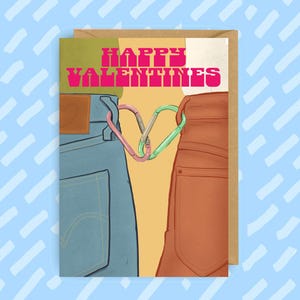 Happy Valentines | Valentines Card | LGBT | Queer | Lesbians | Gay Cards | Anniversary | LGBTQ+ | wlw gift