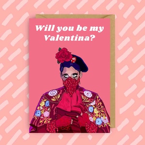 Valentina Drag Race Valentijnskaart | RuPaul's Drag Race | LGBT+ | Drag Queen | homo kaarten
