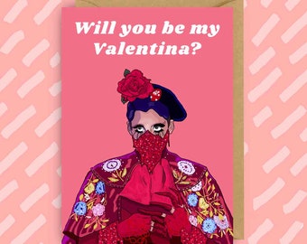 Valentina Drag Race Valentines Card | RuPaul's Drag Race | LGBT+ | Drag Queen | Gay Cards