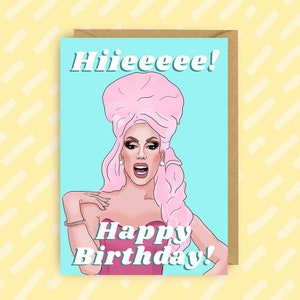 Alaska Thunderfuck verjaardagskaart | RuPaul's Drag Race | Homo LHBTQ+ | Vreemde kaart | RPDR