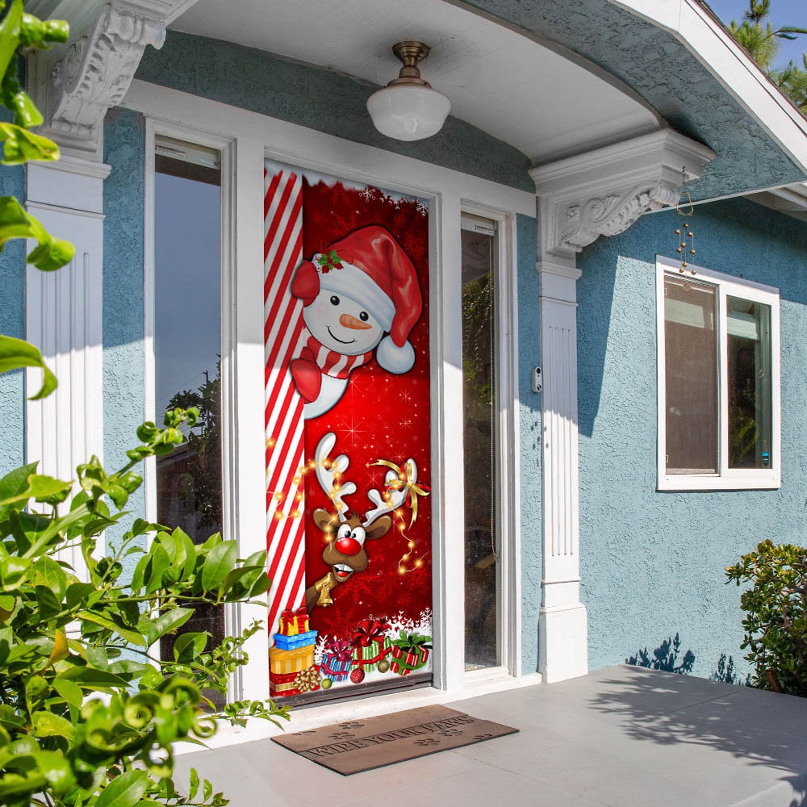 New Christmas Door Covers for Living room