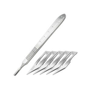 No.10A + Handle Reusable Scalpel Handle No.3 With 10 Blades No.10A Art & Craft Tools