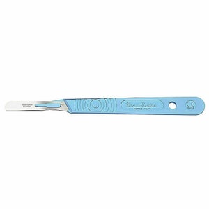 No.14 Dermaplaning Sterile Blade  with Scalpel Handle Fuzzy Facial Hair Fuzz l consultation Dermaplane