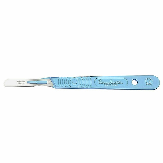 No.14 Dermaplaning Sterile Blade With Scalpel Handle Fuzzy Facial Hair Fuzz L Consultation Dermaplane Etsy