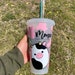 Conner the Cow SQUISHMALLOWS themed Starbucks cup + Cow Print 