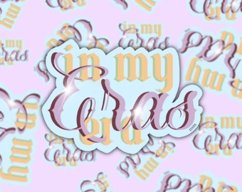 In My Eras Era GLITTER Sticker