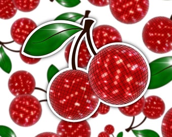 Disco Cherries Sticker
