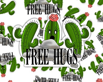 Free Hugs Sticker